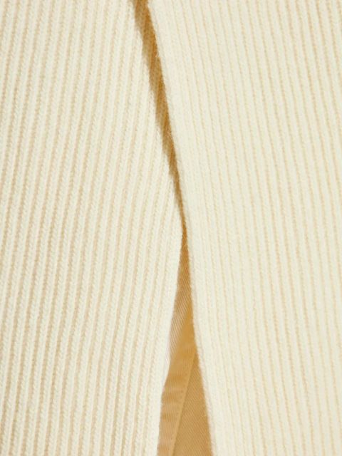Jil Sander ribbed sleeveless sweater - Neutrals