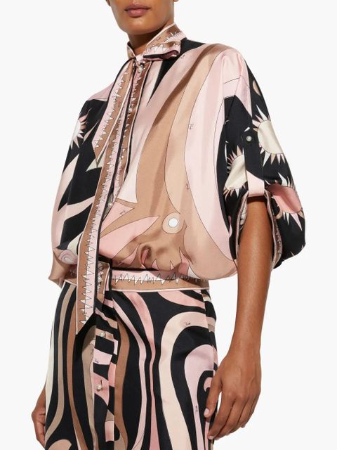 PUCCI marmo-print dress - Black