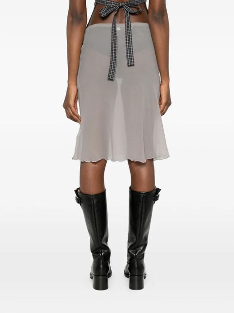 Gimaguas Bahia tie-waist mini skirt - Grey