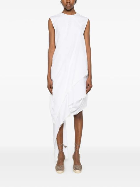 Jacquemus Traversin layered mini dress - White