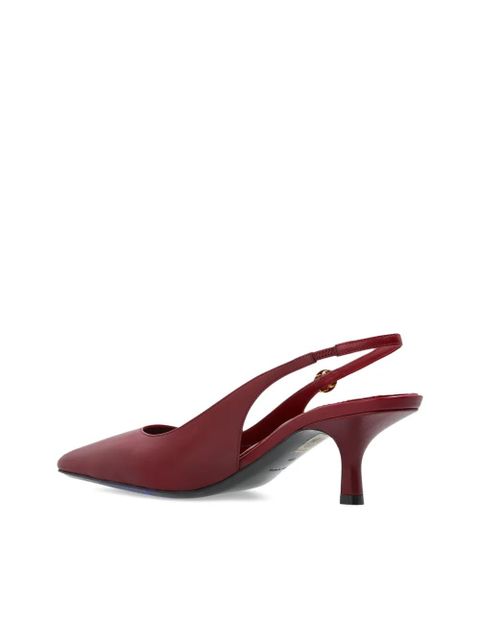Burberry 60mm leather pumps - Red