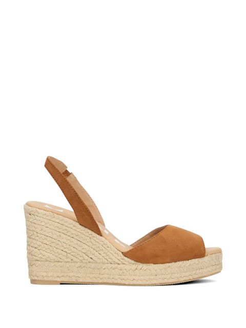 Manebi suede espadrille wedge espadrilles - Brown - zdjęcie produktu nr 1