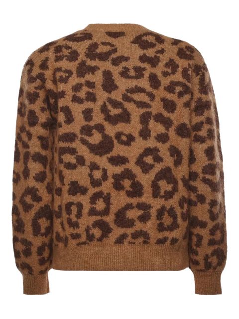MC2 Saint Barth leopard-print sweater - Brown