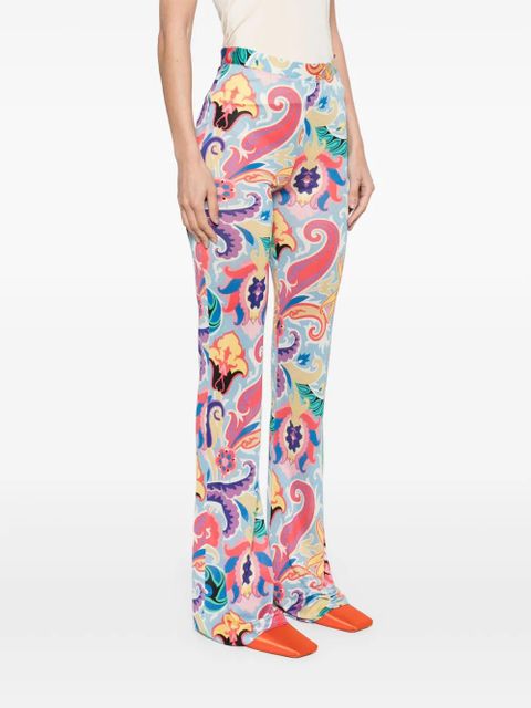 ETRO paisley-print trousers - Blue