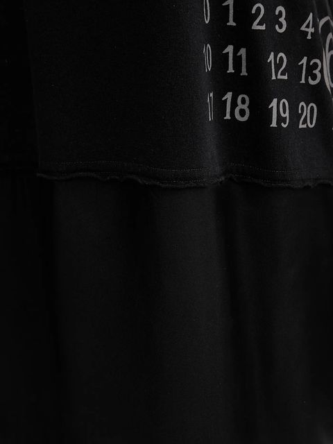 MM6 Maison Margiela sukienka kolor czarny mini prosta S52DA0058.M20050