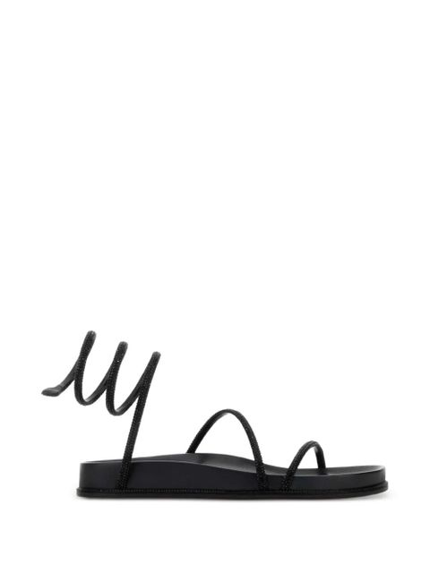 René Caovilla Cleo flat sandals - Black - zdjęcie produktu nr 1