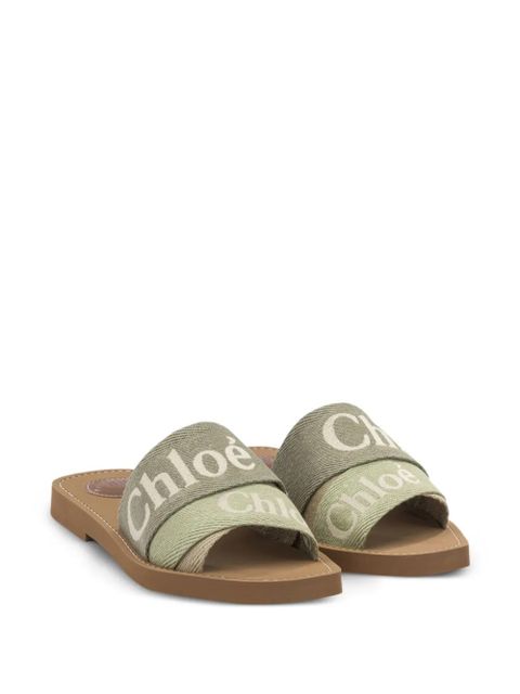 Chloé Woody sandals - Green - zdjęcie produktu nr 2