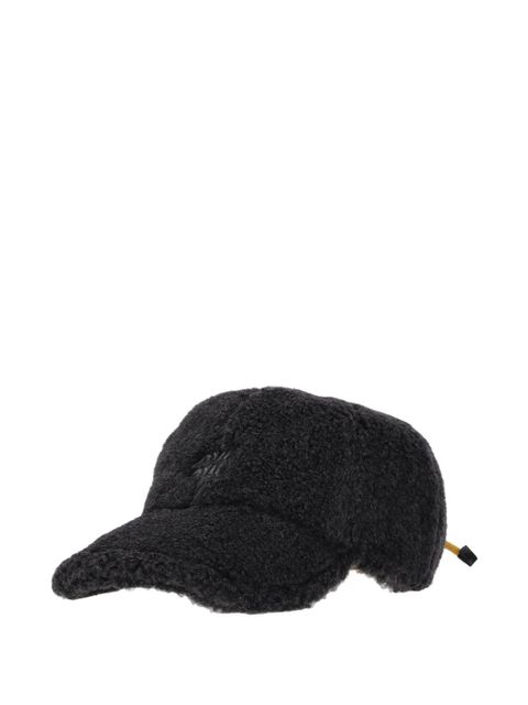 Miu Miu fleece baseball cap - Black