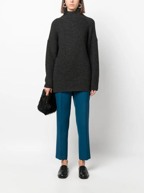 Jil Sander tailored cropped trousers - Blue - zdjęcie produktu nr 2