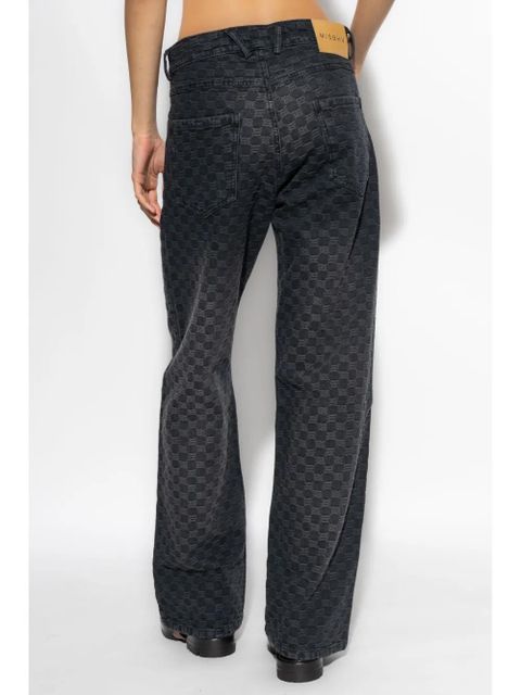 MISBHV jacquard monogram jeans - Black
