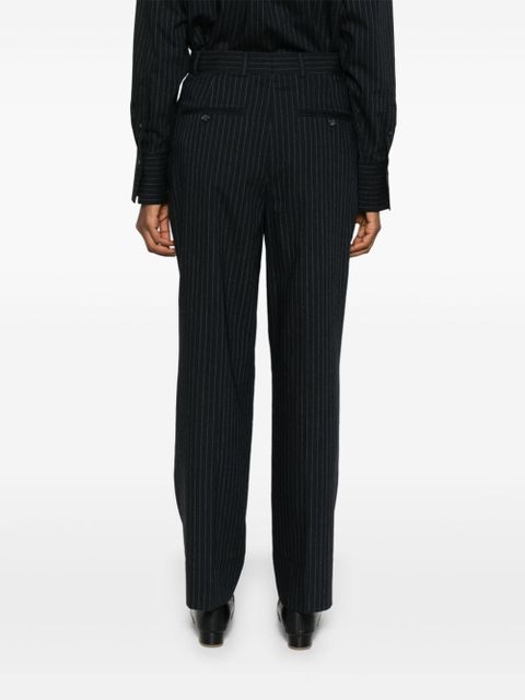 TOTEME tailored pinstriped trousers - Blue