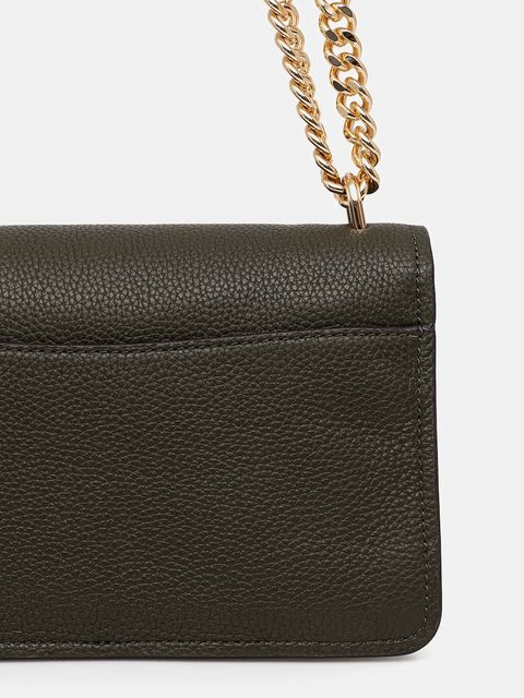 MICHAEL Michael Kors torebka skórzana kolor zielony 30T4GC7L3T