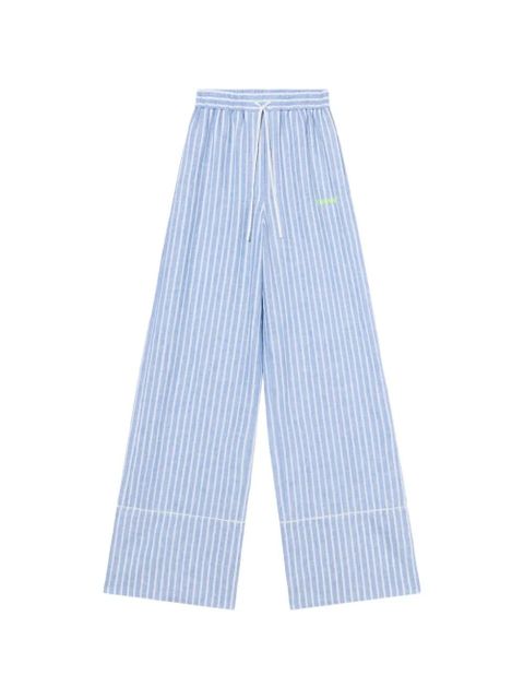 Off-White striped long trousers - Blue - zdjęcie produktu nr 1