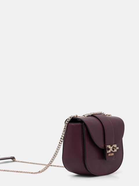 Guess torebka JANE kolor bordowy HWVG98 91210