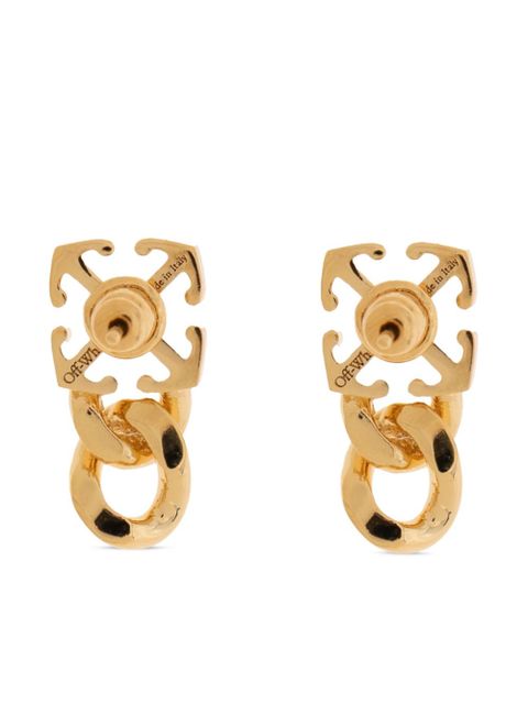 Off-White Arrow drop earrings - Gold - zdjęcie produktu nr 2