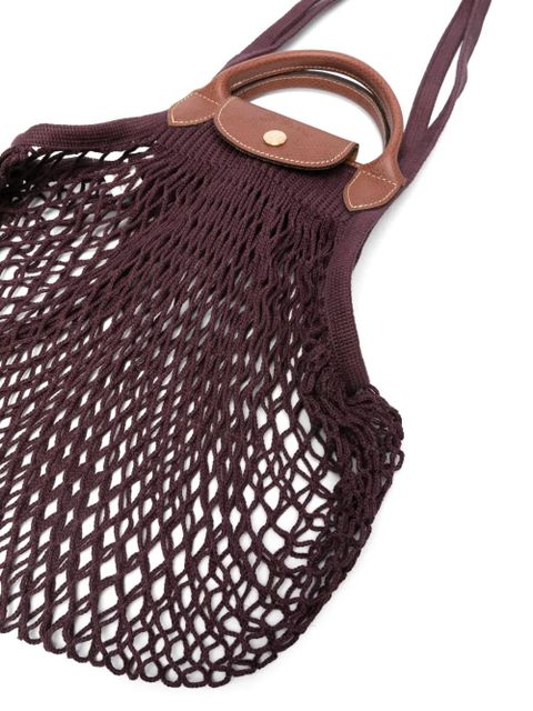 Longchamp large Le Pliage Filet tote bag - Purple