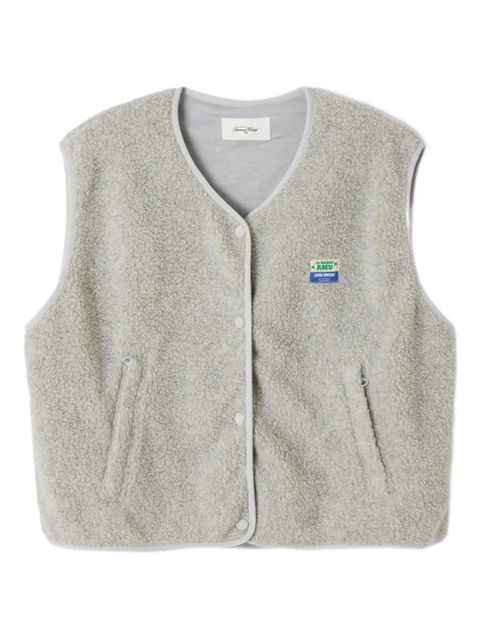 American Vintage Hoktown buttoned waistcoat - Grey - zdjęcie produktu nr 1