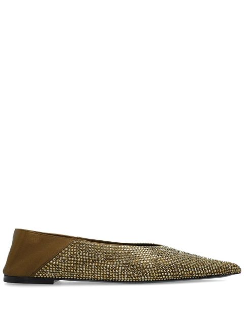 Saint Laurent Nour slippers - Green