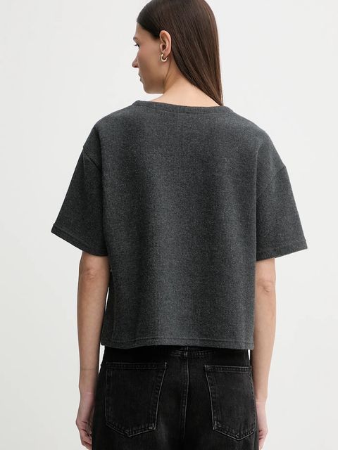 Dkny t-shirt damski kolor szary DJ6T1671