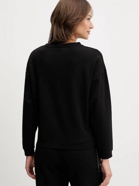 HUGO bluza CASUAL_SWEATSHIRT damska kolor czarny gładka 50556884
