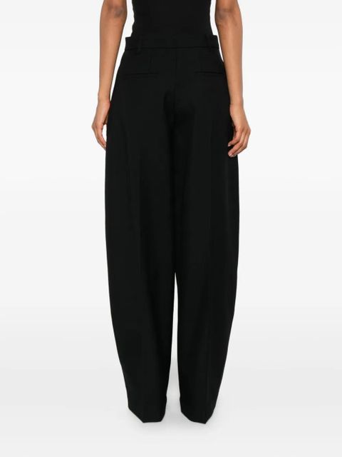 Jacquemus pleated-front trousers - Black