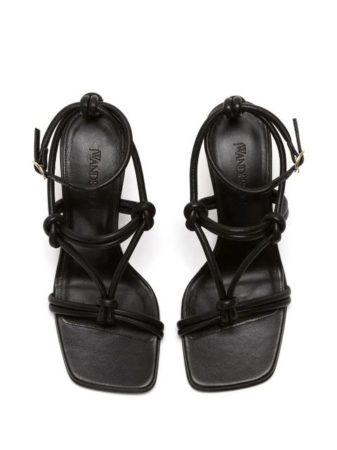 JW Anderson chain-heel strappy sandals - Black