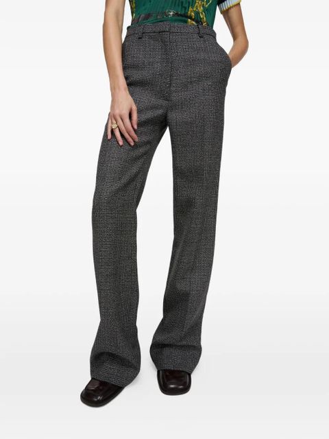 Acne Studios checked trousers - Black