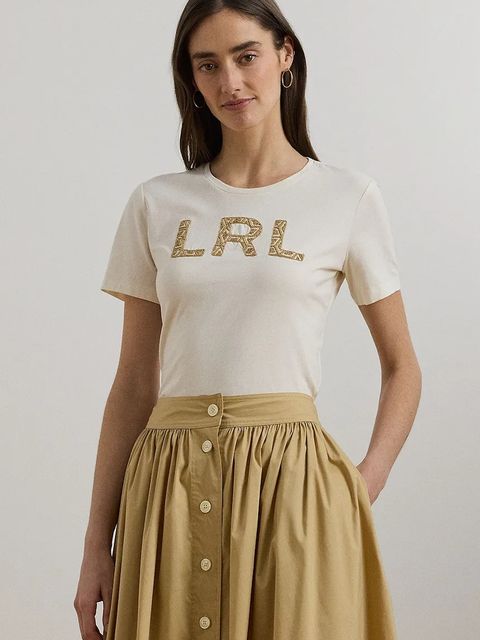 Lauren Ralph Lauren t-shirt bawełniany - zdjęcie produktu nr 1