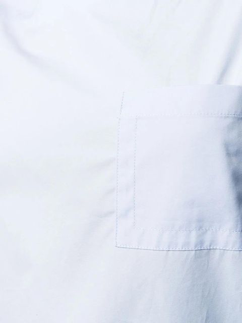 3.1 Phillip Lim patch-pocket long-sleeve blouse - Blue