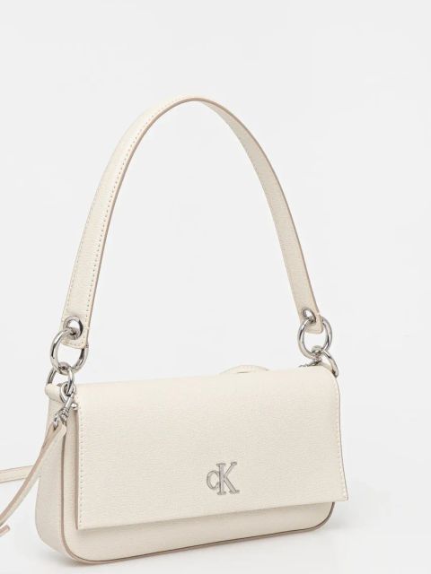 Calvin Klein Jeans torebka kolor beżowy LV04K3161G