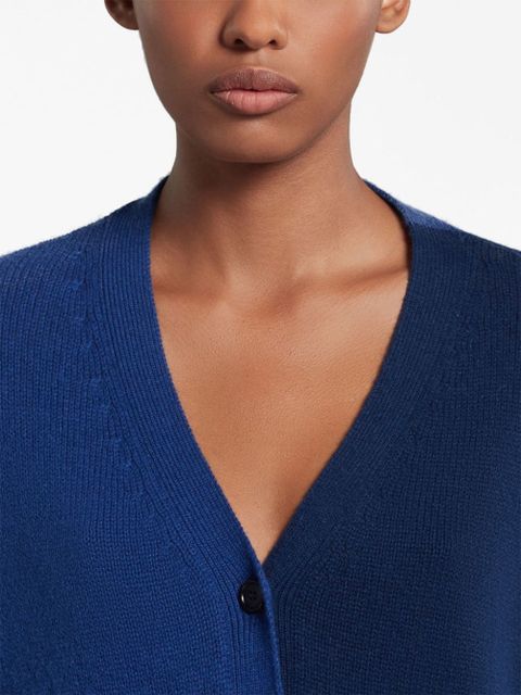 Marni colour-block cashmere cardigan - Blue