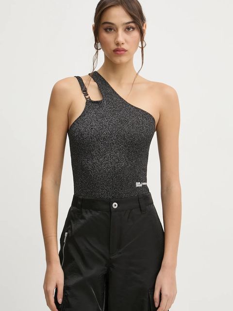 Karl Lagerfeld Jeans top damskie kolor czarny odkryte plecy A1W18028 - zdjęcie produktu nr 1