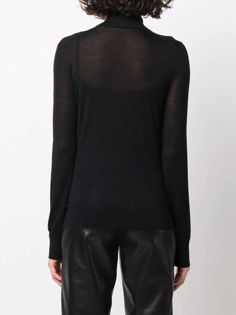 Burberry funnel-neck knitted top - Black