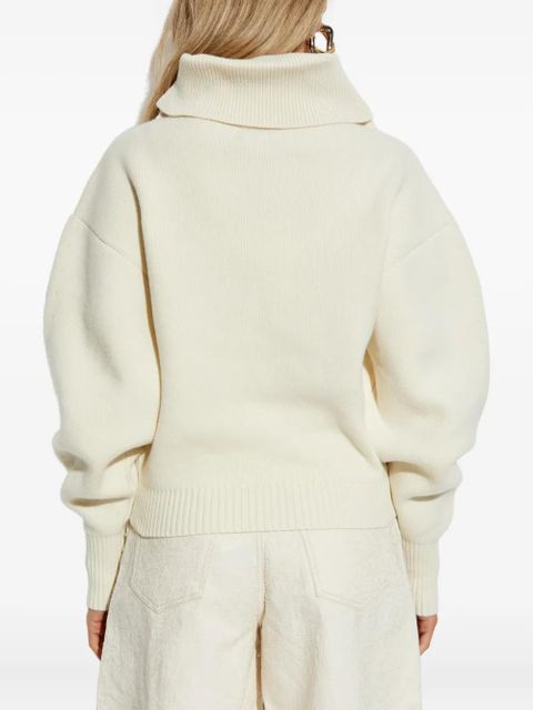 Jacquemus Pallone embroidered sweater - Neutrals