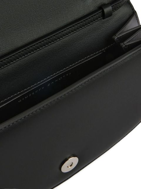 Giuseppe Zanotti ORBITS leather clutch bag - Black