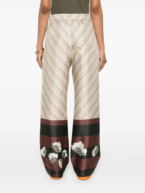 LOEWE printed straight trousers - Neutrals