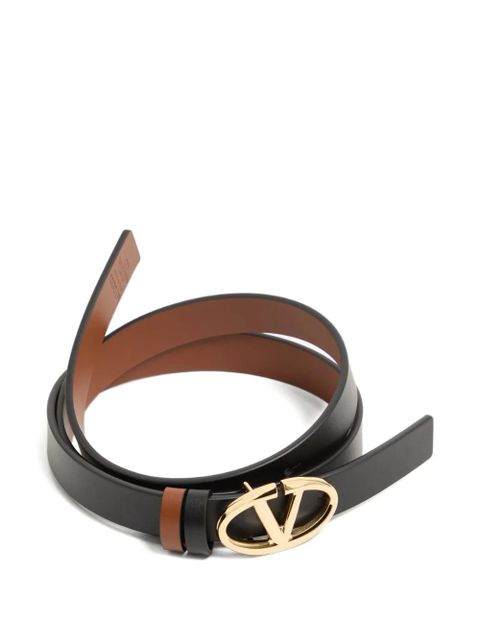 Valentino Garavani VLogo The Bold Edition reversible calfskin belt 20 mm - Black - zdjęcie produktu nr 2