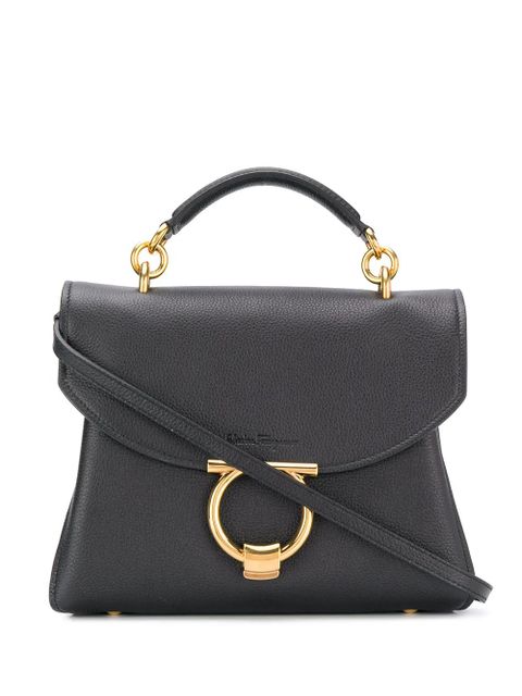 Ferragamo Gancini top-handle bag - Black - zdjęcie produktu nr 1