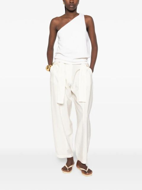 Róhe one-shoulder top - White - zdjęcie produktu nr 2