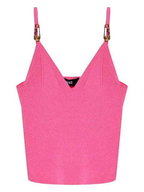 Versace Medusa plaque-detailed top - Pink - zdjęcie produktu nr 1