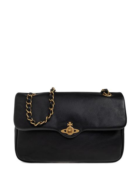 Vivienne Westwood Anita chain logo shoulder bag - Black - zdjęcie produktu nr 1