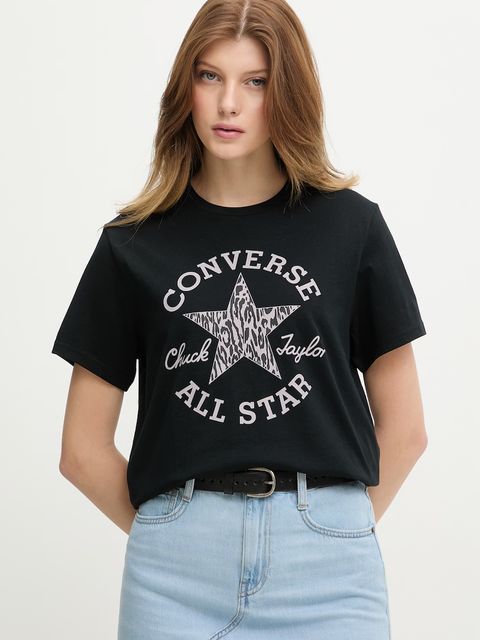 Converse t-shirt damski bawełniany - zdjęcie produktu nr 2