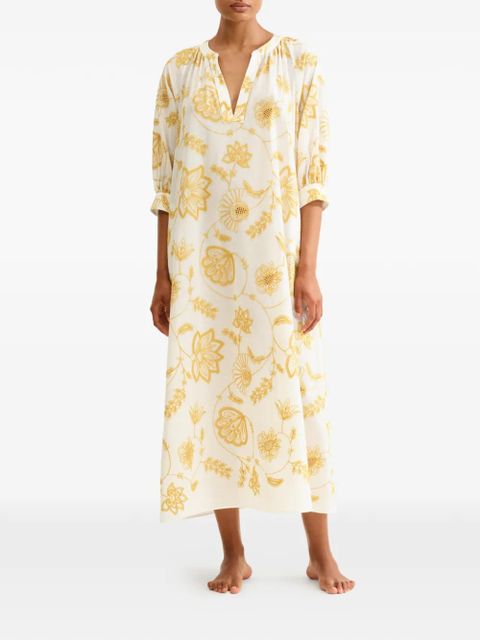 ERES floral-print dress - White - zdjęcie produktu nr 2