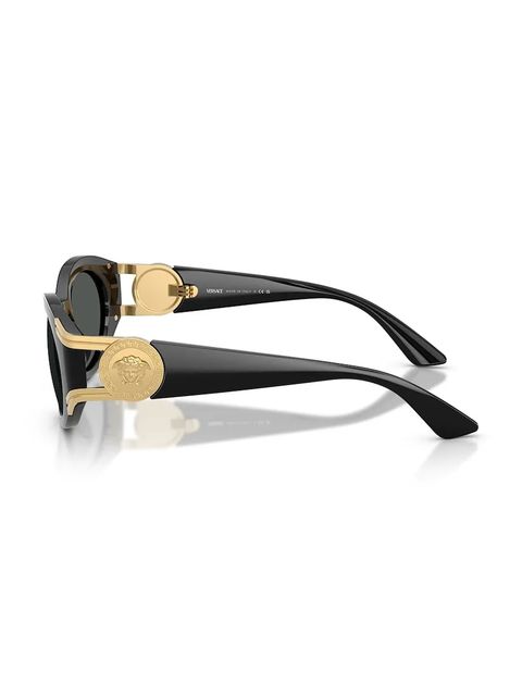 Versace okulary przeciwsłoneczne damskie kolor czarny 0VE4503U