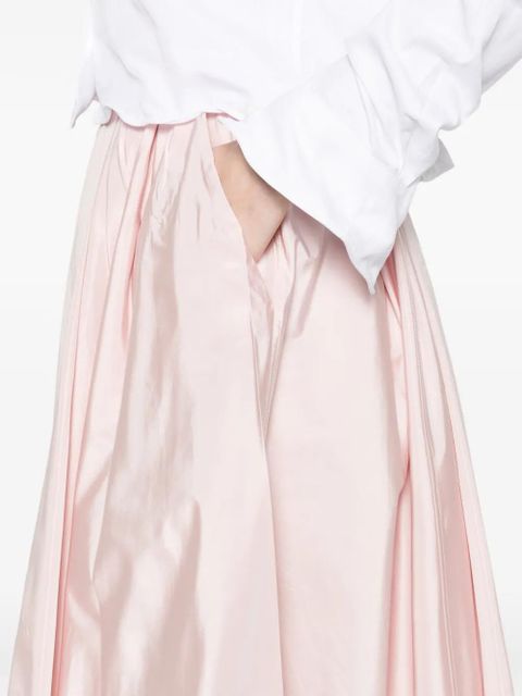 Prada pocketed midi A-line skirt - Pink