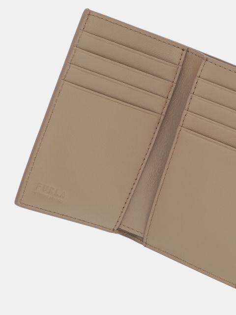 Furla portfel skórzany damski kolor beżowy WP00225 ARE000 1257S