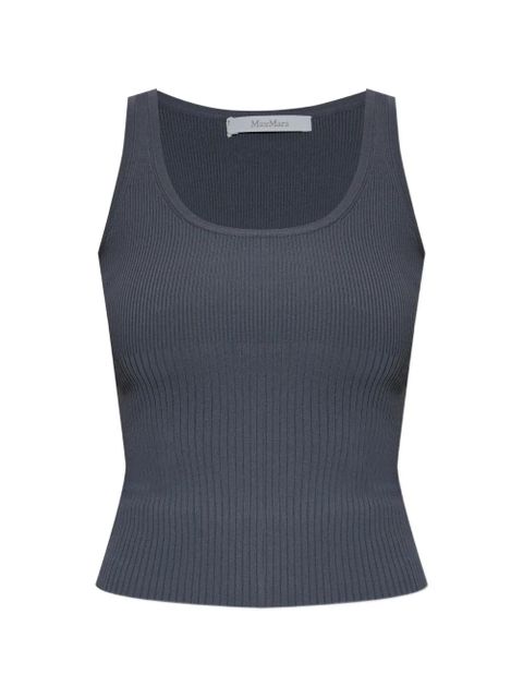 Max Mara ribbed top - Grey - zdjęcie produktu nr 1