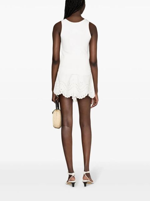 ZIMMERMANN Matchmaker rhinestone-embellished top - White