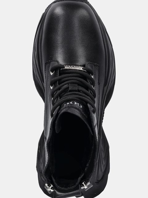 GOE sneakersy skórzane damskie kolor czarny SS2N4301 BLACK