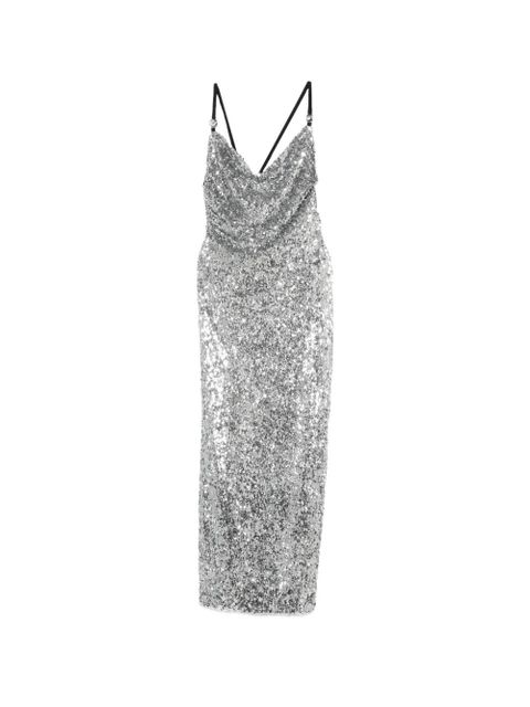 Coperni sequin-embellished maxi dress - Silver - zdjęcie produktu nr 1